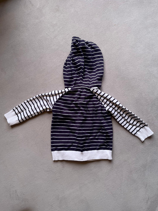 Pumpkin Patch blue & white jersey 12-18 months