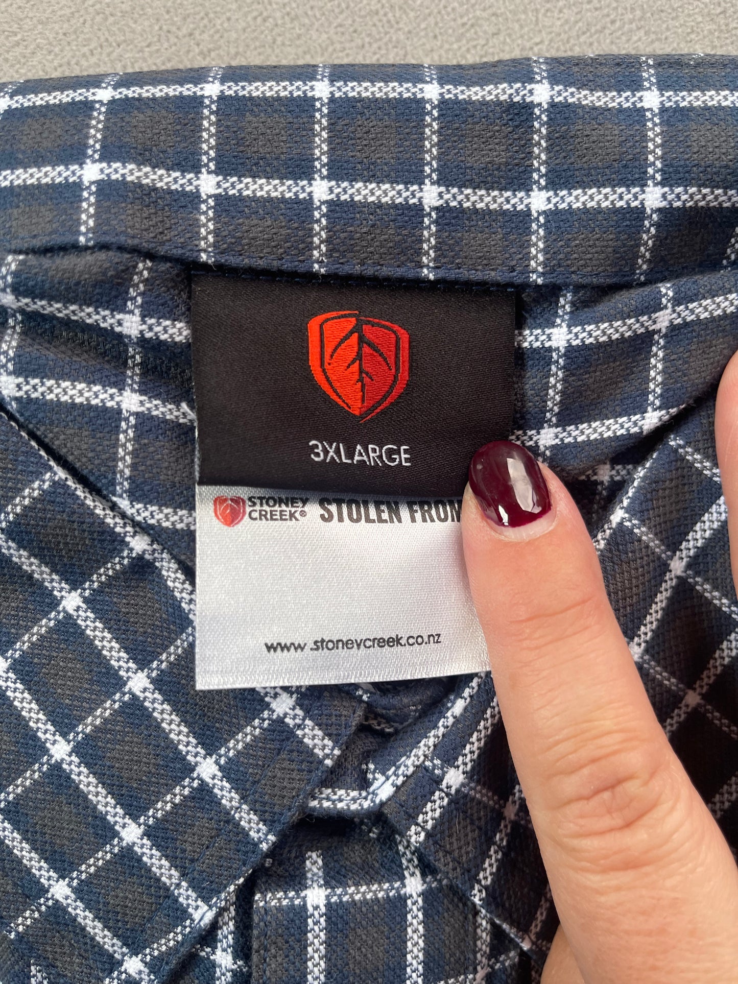 Stoney Creek Men’s Checkmate Long Sleeve Shirt 3XL