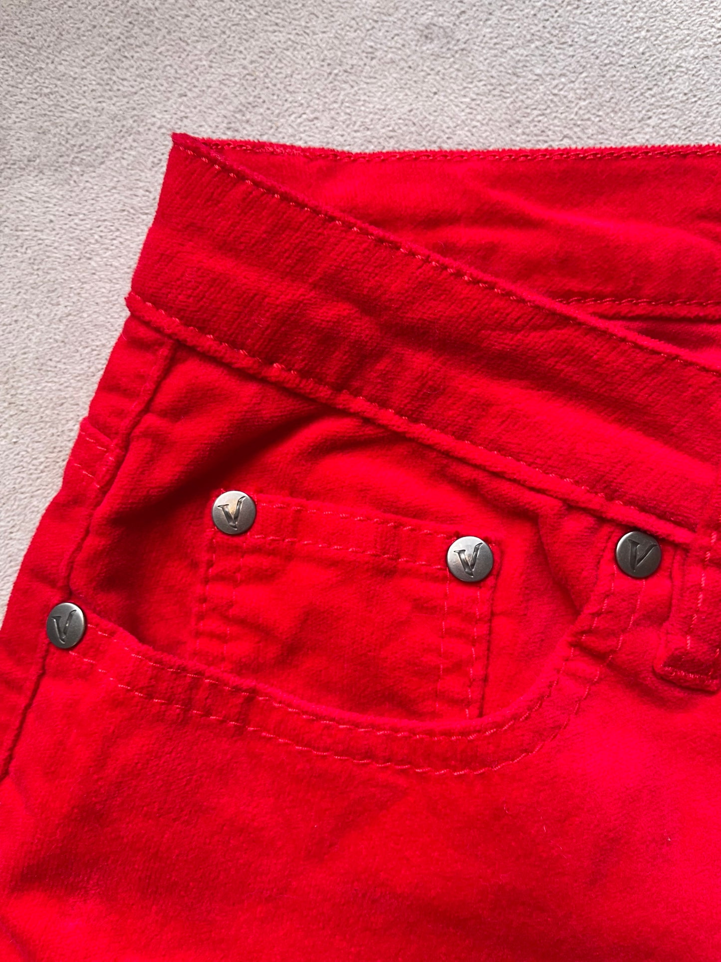 VASSALLI | The Statement Skinny Leg Pant - Scarlet Red - Size 14