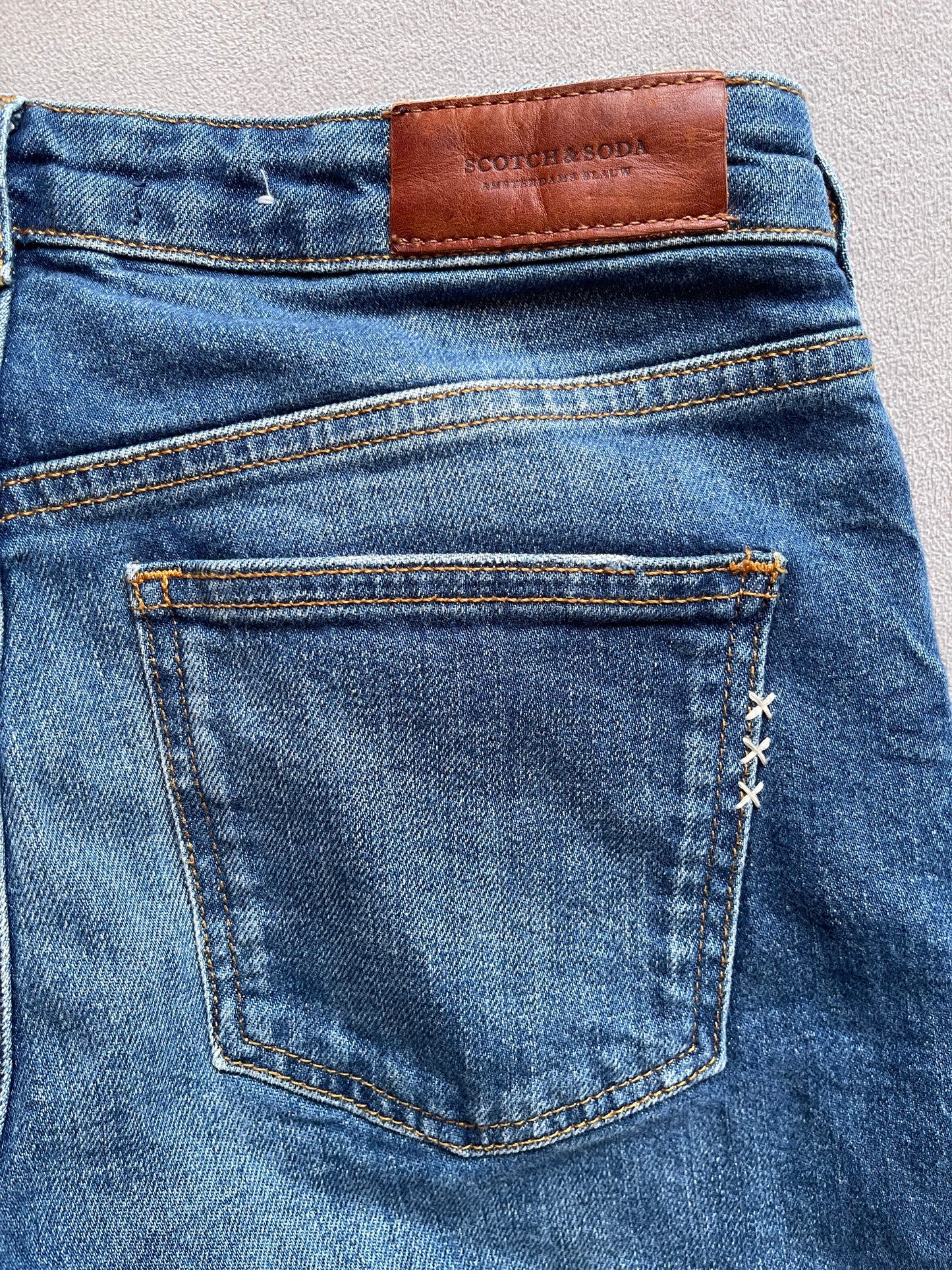 SCOTCH & SODA "The Keeper" Slim Jeans - W27/L30 - Amsterdams Blauw Denim