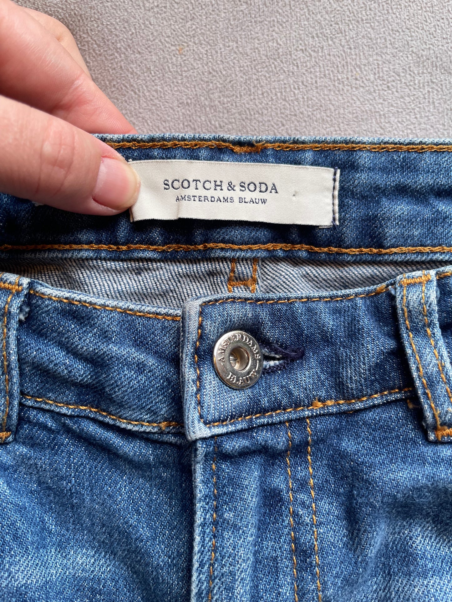 SCOTCH & SODA "The Keeper" Slim Jeans - W27/L30 - Amsterdams Blauw Denim