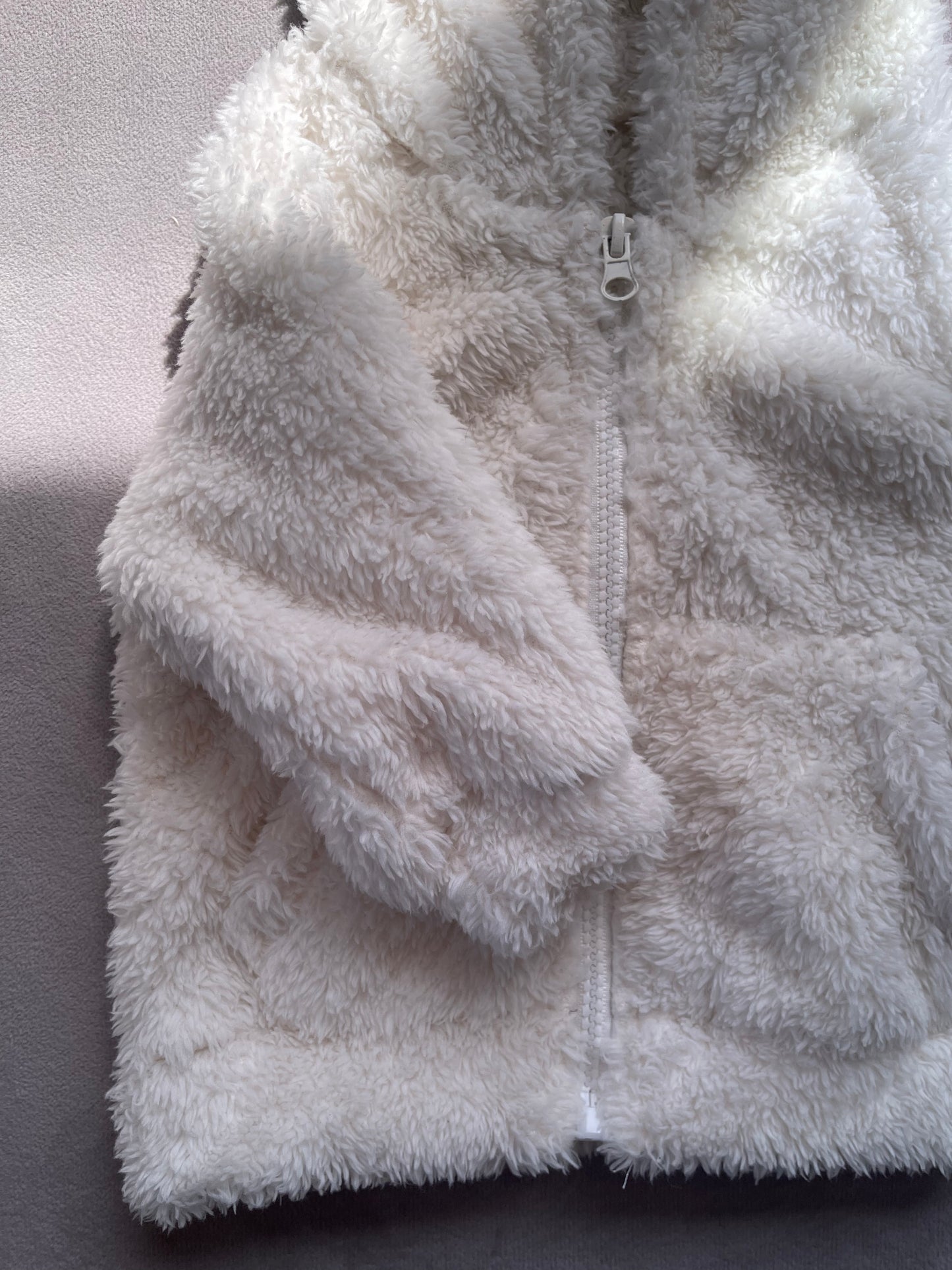 Cozy Teddy Bear Baby Jacket (6–9 Months)