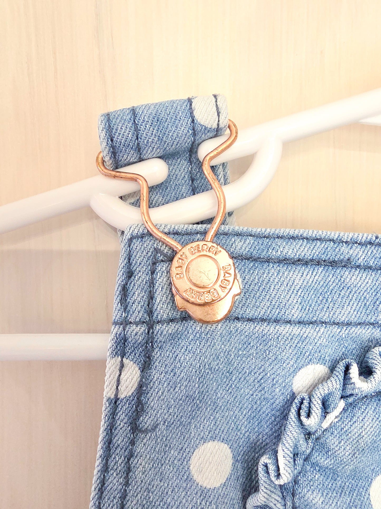 Baby Berry Denim Romper