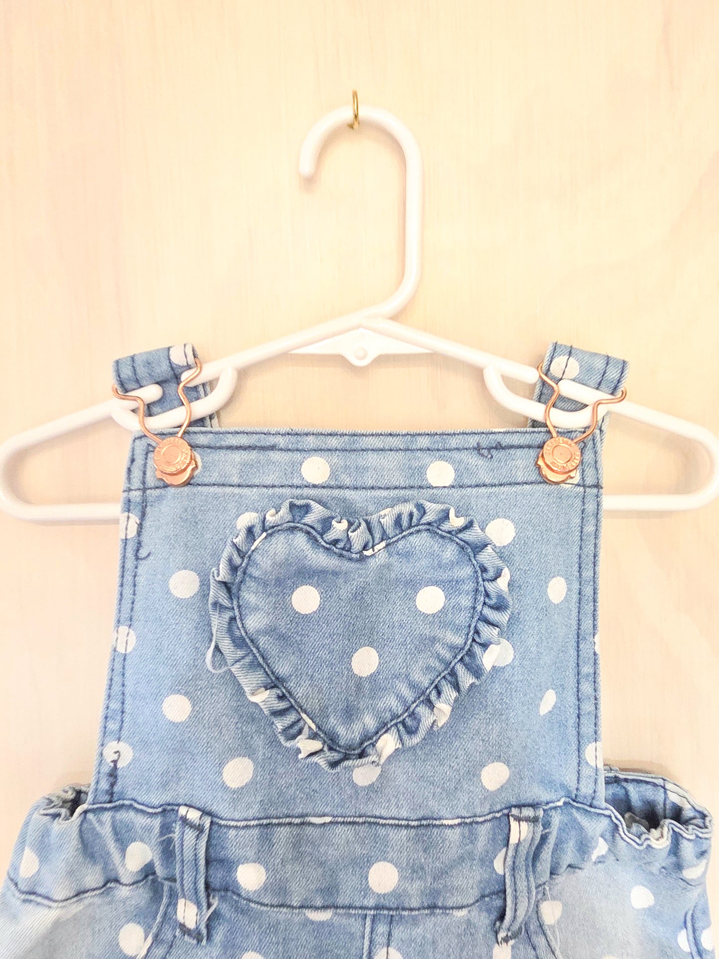 Baby Berry Denim Romper